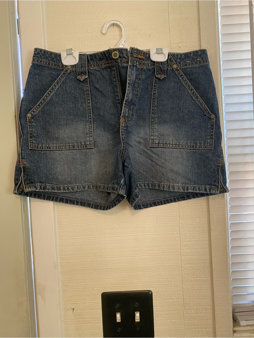 Faded Glory Dark Blue Denim Shorts size 6